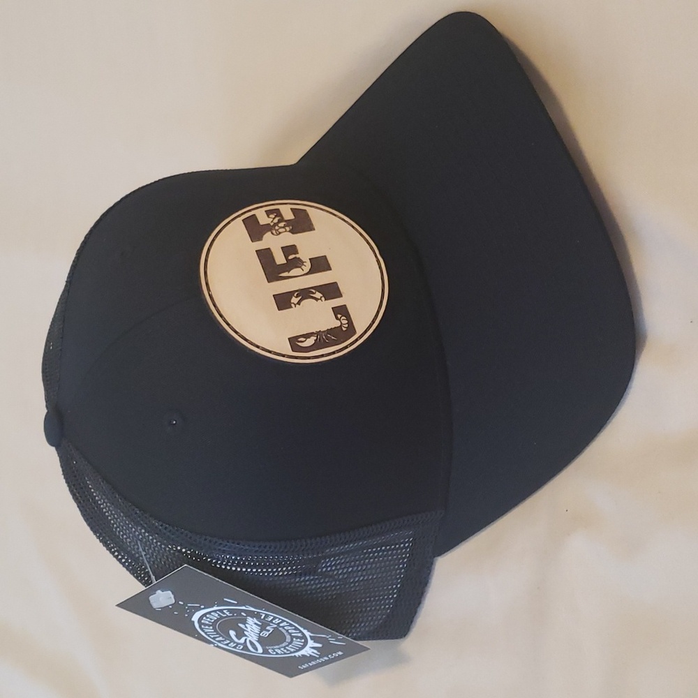 Leather Patch Trucker Hat